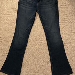 Current/Elliott Dark Blue Flare Jeans